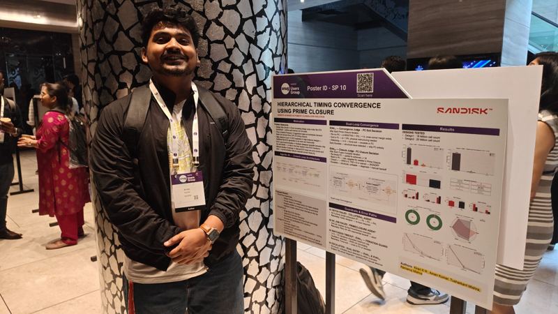 Presenting poster at SNUG 2026
